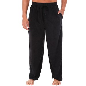 Alexander Del Rossa Men's Plush Pajama Pants with Pockets, Lounge Bottoms, Christmas Colors - 1 of 4