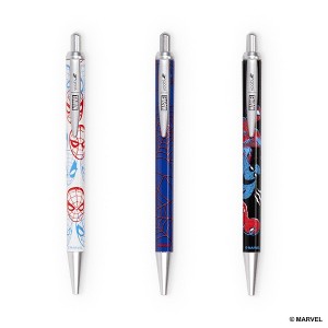 Yoobi Marvel Ballpoint Pen 3pk Retractable Set Spider-Man - 1 of 4