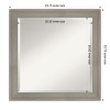 Amanti Art Grand Narrow Beveled Framed Bathroom Vanity Wall Mirror - 3 of 4
