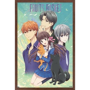 Trends International Fruits Basket - Art Work Framed Wall Poster Prints - 1 of 4
