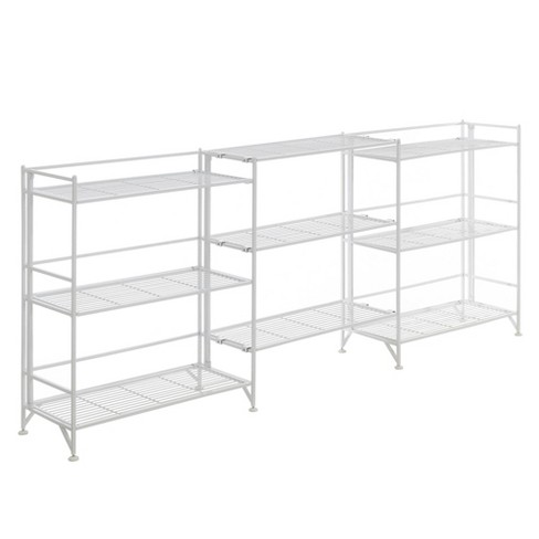 Metal 3-tier Adjustable Shelf Box Organizer White - Brightroom™ : Target