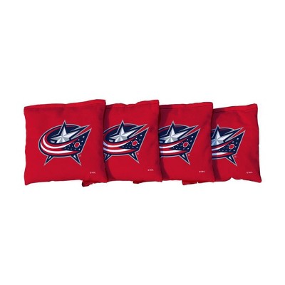 NHL Columbus Blue Jackets Corn-Filled Cornhole Bags Red - 4pk