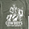 Men's - Yellowstone - RIP Cowboys Don't Say Goodbye Short Sleeve Graphic T-Shirt - 2 of 4