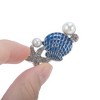 Unique Bargains Shells Faux Pearl Shoelace Charms 1 Pair - 3 of 4