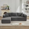 APRILSOUL 106" Cloud Sectional Couch L-Shape with Chaise(Single Seat is not included - 3 of 4