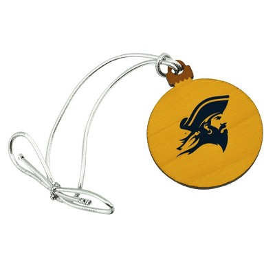 ETSU Secondary Logo Mini Small Tiny Wood Christmas Tree Holiday Ornament