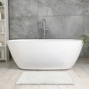 Unique Bargains Bathroom Non-Slip Geometric Soft Microfiber Washable Floor Mat - 2 of 4