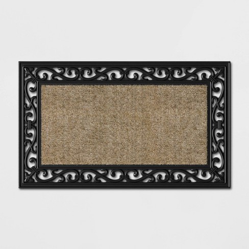 1 6 X2 6 18 X30 Rubber Scroll With Coir Doormat Threshold