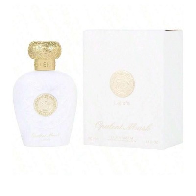 Lattafa Opulent Musk By Lattafa Unisex Lemon, Jasmine, Cedar, Amber, Resin Eau De Parfum Spray 3.4 Oz