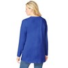 Woman Within Plus Size Perfect Long-Sleeve V-Neck Tunic - 3 of 4