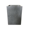 19" Square Concrete/Fiberglass Modern Elegant Bowl Indoor/Outdoor Planter Slate Gray - Rosemead Home & Garden, Inc. - image 2 of 4