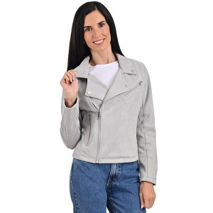 LEE Women's Soft Touch Biker Jacket 23113 - 1 of 4