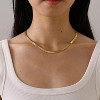 Dainty Gold Chain Necklace For Women - 18K Gold Plated Coin Disc Choker With Beaded & Paper Clip Layered Chain, Everyday Jewelry Gift - 2 of 4
