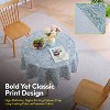 Printed Waterproof Fabric Tablecloths, Easy Care Dining Table Covers by Sweet Home Collection® - 3 of 4