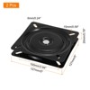 Unique Bargains 360 Degree Rotation Bar Stool Seat Replacement Swivel Plate - 2 of 3