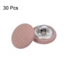 Unique Bargains Suit Dress Blouse Aluminum Fabric Cloth Covered Sewing Buttons 30 Pcs - 3 of 4