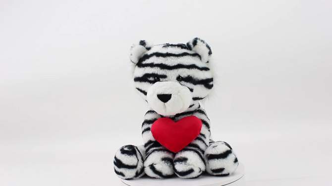 Animal Adventure Wild Abouts White Tiger Stuffed Animal, 2 of 7, play video