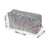 Unique Bargains Women Portable Sparkly Sequin Makeup Bag 1 Pc - 3 of 3
