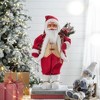 KWPZQEB Christmas Ornament Standing Santa Red/White - 2 of 4