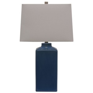 Kennedy Ceramic Table Lamp Teal (Lamp Only) - Decor Therapy, Blue