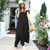 Anna-Kaci Women's Flutter Cap Sleeve Shirred Smocked Bodice Maxi Dress with Front Slits - 2 of 4