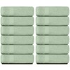 White Classic Luxury 100% Cotton Washcloths Set of 12 - 13x13" - 2 of 4