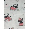 Nuby 4-Pack Pink Pug Girl Receiving Blankets Gift Set - 2 of 3