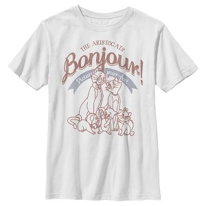 Boy's Aristocats Retro Picture Purr-fect T-Shirt - 1 of 4