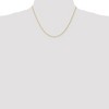 Black Bow Jewelry 1.2mm 10k Yellow Gold Parisian Wheat Chain Necklace - 2 of 4