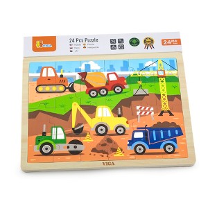 The Original Toy Company Construction Vehicles Classic Jigsaw Puzzle - 1 of 4