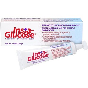 Insta-Glucose Oral Glucose Gel, Cherry Flavor, 1.09 oz : Target