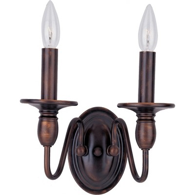 Maxim Lighting Towne 2 - Light Wall Light in  Oil Rubbed Bronze