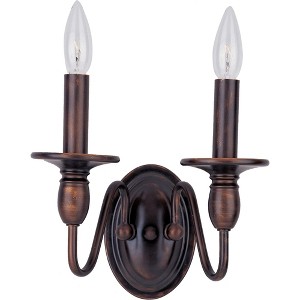 Maxim Lighting Towne 2 - Light Wall Light in  Oil Rubbed Bronze - 1 of 2