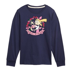 Boys' - Hey Arnold! - Valentine's I Love You Long Sleeve Graphic T-Shirt - 1 of 4