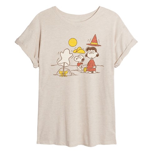 Women's - Peanuts -  Oversized Graphic T-Shirt - image 1 of 4