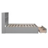 NicBex Full Size Platform Bed Modern Wooden Bed Frame with Storage Headboard, 2 Drawers and Ports for Bedroom, No Box Spring Required - 3 of 4