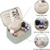 Nature Makeup Bag, Travel Make Up Organizer Cosmetic Brush Bags Case for Women in Vegan Leather - 4 of 4