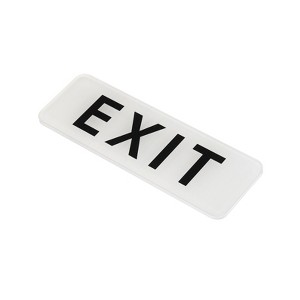 Unique Bargains Acrylic Self-Adhesive Decor Hotel Self Adhesive Exit Sign - 1 of 4