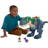Fisher-Price Imaginext Jurassic World Rebirth Ultimate Action Chomp T. Rex Dino Toy and Action Figure - 2 of 4