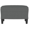 vidaXL Footstool Dark Gray 27.6 in.x21.7 in.x16.1 in. Microfiber Fabric - 3 of 4