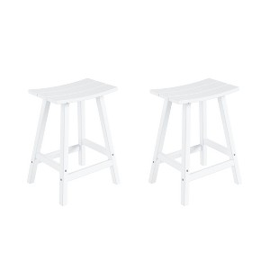 WestinTrends Outdoor Patio Adirondack Counter Height Stool Chair - 1 of 4