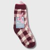 Aeropostale Women's 3-Pack Fuzzy Cozy Socks - Ultra Soft Winter Warmth Women Crew Boot Socks in Trendy Patterns, 4-10 - 3 of 4