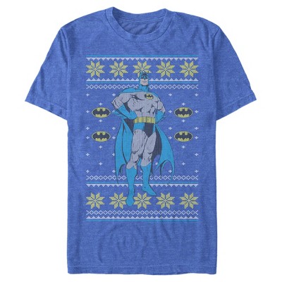 Men's Batman Ugly Christmas Dark Knight Pose T-Shirt