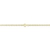 Black Bow Jewelry 1.35mm 10k Yellow Gold Solid Cable Rope Chain Necklace - image 4 of 4