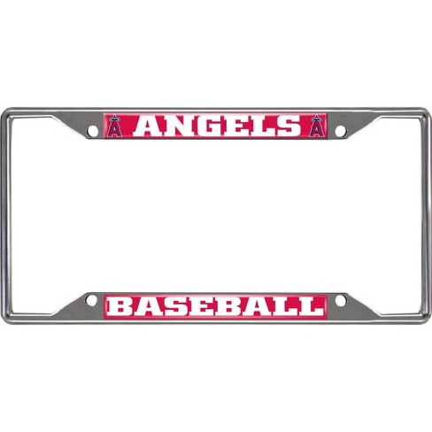 Mlb Los Angeles Angels Baseball Glass Framed Panel : Target