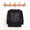 Cozy Season Coquette Icons - Toddler Long Sleeve Graphic Tee and Youth Long Sleeve Graphic T-Shirt - 2 of 3