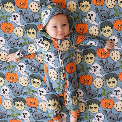 Toddler Little Monsters French Terry Hooded Romper - Posh Peanut