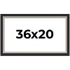 PosterPalooza | Embellished Black Picture Frame - UV Acrylic, Backing Board, Hanging Hardware Included - 2 of 4