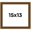 PosterPalooza | Flat Gold Picture Frame - UV Acrylic, Backing Board, Hanging Hardware Included - 2 of 4