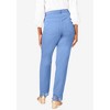 Jessica London Women's Plus Size Lace Trim Classic Denim Jean - 3 of 4